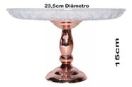 Suporte para doces Boleira Rose Kit com 6 Peças p/ festas