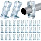 Suporte para eletroduto Yaocom 25 peças em aço galvanizado 1/2 polegada Suporte para eletroduto Yaocom 25 peças em aço galvanizado 1/2 polegada