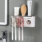Suporte para escova de dentes, decoração de banheiro com dispensador de pasta de dente Suporte para escova de dentes, decoração de banheiro com dispensador de pasta de dente