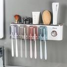 Suporte para escova de dentes e acessórios de banheiro com dispensador de pasta de dente