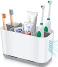 Suporte para escova de dentes e pasta de dente Boperzi Grey para banheiro
