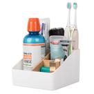 Suporte para escova de dentes Heagoale com 4 ranhuras e bambu removível