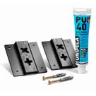 Suporte Para Espelho Kit 2 Silicone Suporte De Parede Suporte Para Quadro com Parafusos Buchas