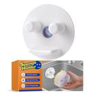Suporte para Esponja com Ventosa Branco Discount Parts Direct Suporte para Esponja com Ventosa Branco Discount Parts Direct