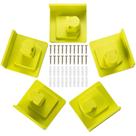 Suporte para ferramentas MLYNZXJSY, kit com 5 unidades, plástico ABS, compatível com Ryobi 18V Suporte para ferramentas MLYNZXJSY, kit com 5 unidades, plástico ABS, compatível com Ryobi 18V