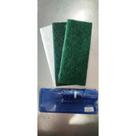 Suporte Para Fibras + 3 Fibras 1 Branca Não Risca 1 Uso Geral 1 Limpeza Pesada S/Cabo Nobre