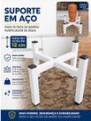 Suporte para Filtros de Barro em aço COR BRANCO - UNIVERSAL Suporte para Filtros de Barro em aço COR BRANCO - UNIVERSAL