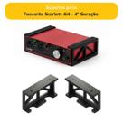 Suporte Para Fixar Focusrite Scarlett 4i4 4º Geração Embaixo Da Mesa Suporte Para Fixar Focusrite Scarlett 4i4 4º Geração Embaixo Da Mesa