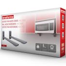 Suporte para Forno Microondas SBR3.7 Prata Brasforma