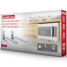 Suporte para Forno Microondas SBR3.8 Branco Brasforma Suporte para Forno Microondas SBR3.8 Branco Brasforma
