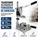 Suporte Para Furadeira 1/2 E 3/8 Manual C/ Morsa Ajustavel BM-370