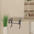 Suporte para gabinete de vidro 40cm preto