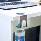 Suporte para Garrafa Pet - Mesa Escritório - Inox Polido/Escovado Suporte para Garrafa Pet - Mesa Escritório - Inox Polido/Escovado