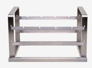 Suporte para Grelhas e espeto para churrasqueira INOX 59 CM - SELMETAL