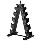 Suporte para halteres DERACY Heavy Duty A-Frame de 5 níveis em aço