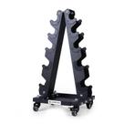 Suporte para Halteres LIONSCOOL para Halteres Pequenos, capacidade de 91 kg, com rodas Suporte para Halteres LIONSCOOL para Halteres Pequenos, capacidade de 91 kg, com rodas