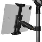 Suporte para iPad Peastrex para suporte de microfone com braçadeira ajustável