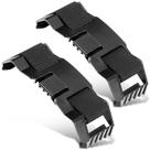 Suporte para lanterna de capacete YAQINGMY 48-73-1090, kit com 2 unidades