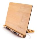 Suporte para livros Suporte para livros de receitas Bamboo wishacc ajustável