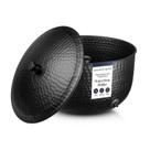 Suporte para Mangueira de Jardim Monarch Abode 100 pés Metal Preto
