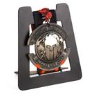 Suporte para Medalha WANLIAN Expositor Individual em Aço Preto