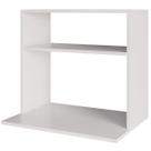 Suporte para Micro-ondas com Nichos 60 cm Laura Branco