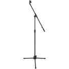 Suporte Para Microfone Ajustável Estilo Tripé Girafa Com Cachimbo Cor Preto Material Aço Reforçado Portátil - Tonante