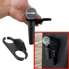 Suporte Para Microfone De Fixação Parede Descanso Duplo