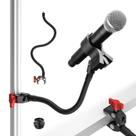 Suporte para Microfone LRDXY com Braço Flexível de 50 cm e Presilha Tipo Garra