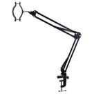 Suporte para microscópio, braço articulado Gringoo com luz de anel de 64 LED