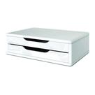 Suporte para monitor 2 gavetas branco Souza