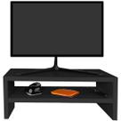 Suporte para Monitor/Notebook com Nicho 40 cm Naiara Preto