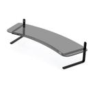 Suporte para Monitor Reliza Executive - Base de Vidro Fumê - com Regulagem de Altura - Preto Suporte para Monitor Reliza Executive - Base de Vidro Fumê - com Regulagem de Altura - Preto