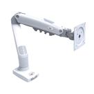 Suporte para Monitor / TV até 35 - Articulado de Mesa com Ajuste de Altura - Branco - ELG F80W