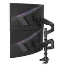 Suporte para Monitor WALI com Braço Duplo para Telas Ultrawide de 17 a 49"