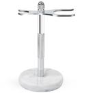 Suporte para navalha e escova NUOYIA Marble Base branco