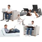 Suporte Para Notbook De Mesa Cama Sofá Regulável C/ 2 Cooler