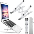 Suporte Para Notebook Base Ajustável Dobrável de Alumínio Ergonômico Ajustável Fino Portátil