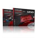 Suporte para Notebook com Cooler - Base De Refrigeração C/ 2 Ventiladores - Led USB