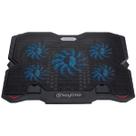 Suporte para notebook coolstand 5 keytime preto com 5 fans kyt00021