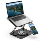 Suporte para notebook Electmagic ajustável com rotação de 360 e suporte para celular