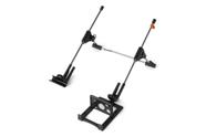Suporte para Notebook em Aço Dobrável Ergonômico NR17 c/ Apoio para Caneta e Celular - Dvalima
