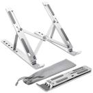 Suporte para Notebook em Alumínio Premium Dobrável Ajustável Ergonômico 6 Níveis até 17kg 6 a 17"