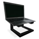 Suporte Para Notebook Laptop Stand Dj Em Aço Macbook Preto
