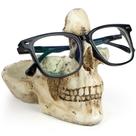 Suporte para Óculos Criativo Skull Mrlikale - Resina Branca