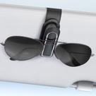 Suporte para Óculos de Sol para Carro Veharvim com Almofada de Silicone e Operação com Uma Mão