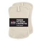 Suporte para panelas e almofada térmica All-Clad Premium 100% algodão (pacote com 2) Suporte para panelas e almofada térmica All-Clad Premium 100% algodão (pacote com 2)