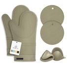 Suporte para panelas Rorecay, 6 peças, conjunto de silicone resistente ao calor de 500 F