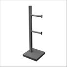 Suporte para Papel 47,9x15,5x15,5cm Cinza/Silver Cris Metal
