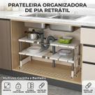 Suporte para Pia de Cozinha, Rack De Armazenamento De Panela, Suporte De Multiuso Para Plástico